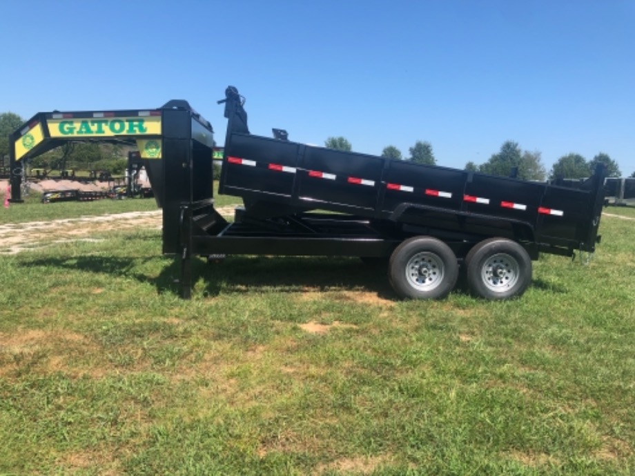 Dump Trailer Gooseneck 16ft 14k Gatormade Dump Trailers 