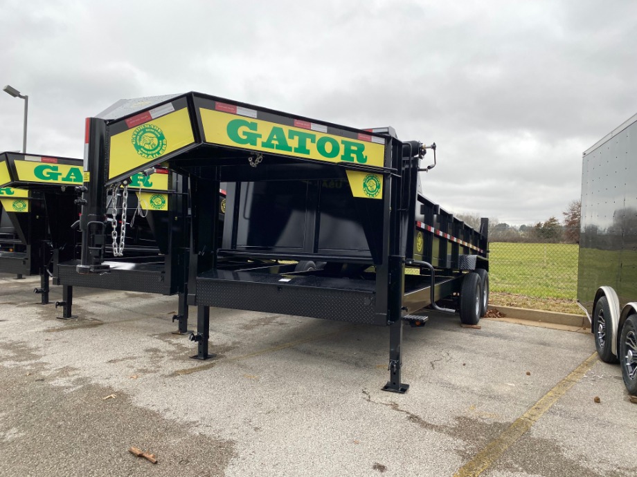 Dump Trailer Gooseneck 14000 GVW Gatormade Dump Trailers 