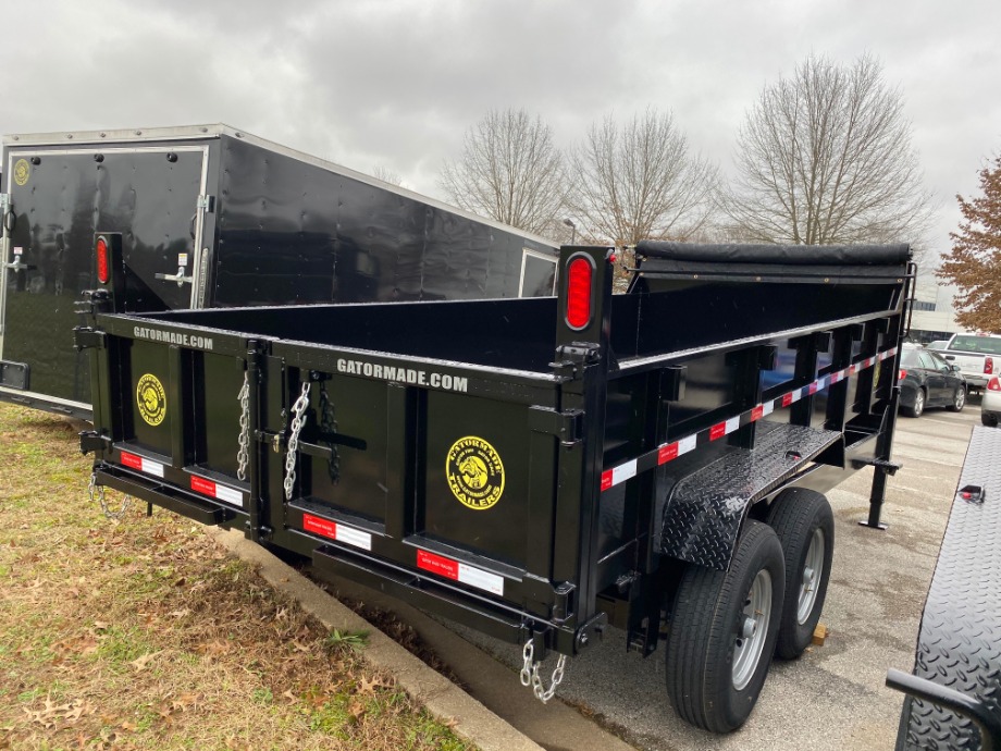 Dump Trailer Gooseneck 14000 GVW Gatormade Dump Trailers 