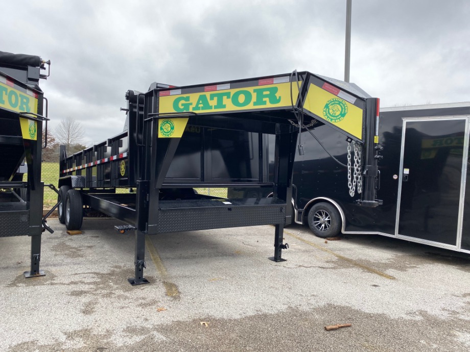 Dump Trailer Gooseneck 14000 GVW Gatormade Dump Trailers 