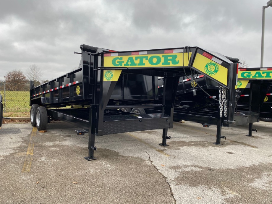 Dump Trailer Gooseneck 16000 lb GVWR Gatormade Dump Trailers 