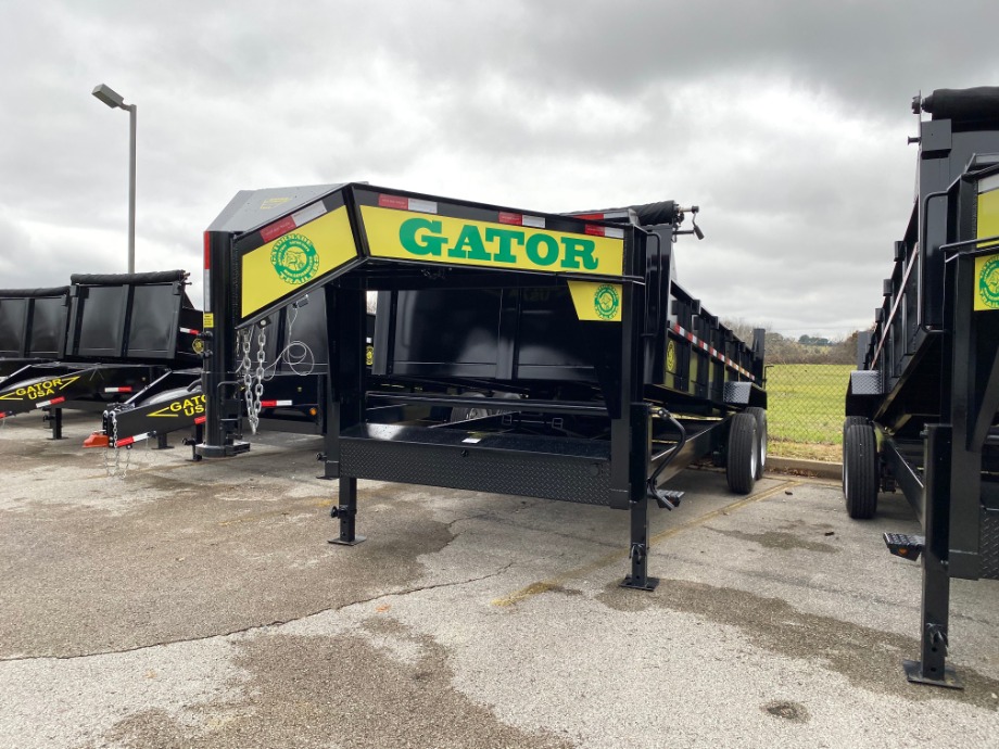 Dump Trailer Gooseneck 16000 lb GVWR Gatormade Dump Trailers 