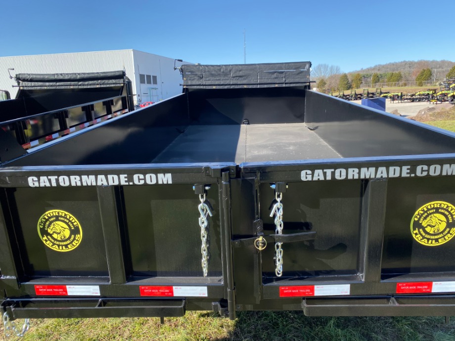 Dump Trailer 16ft 14000 pounds Gatormade Dump Trailers 