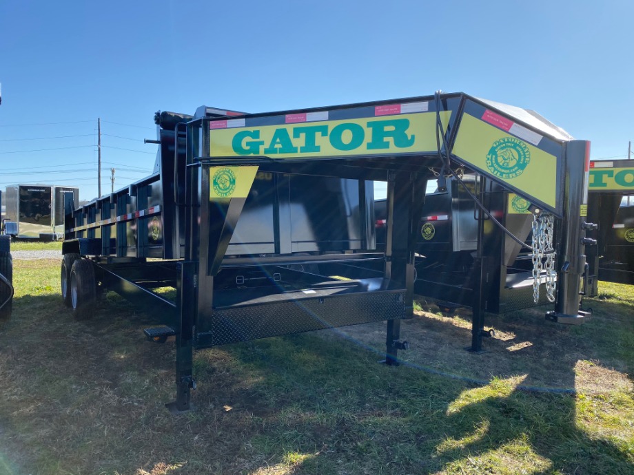 Dump Trailers Gooseneck 16000 GVWR By Gator Gatormade Dump Trailers 