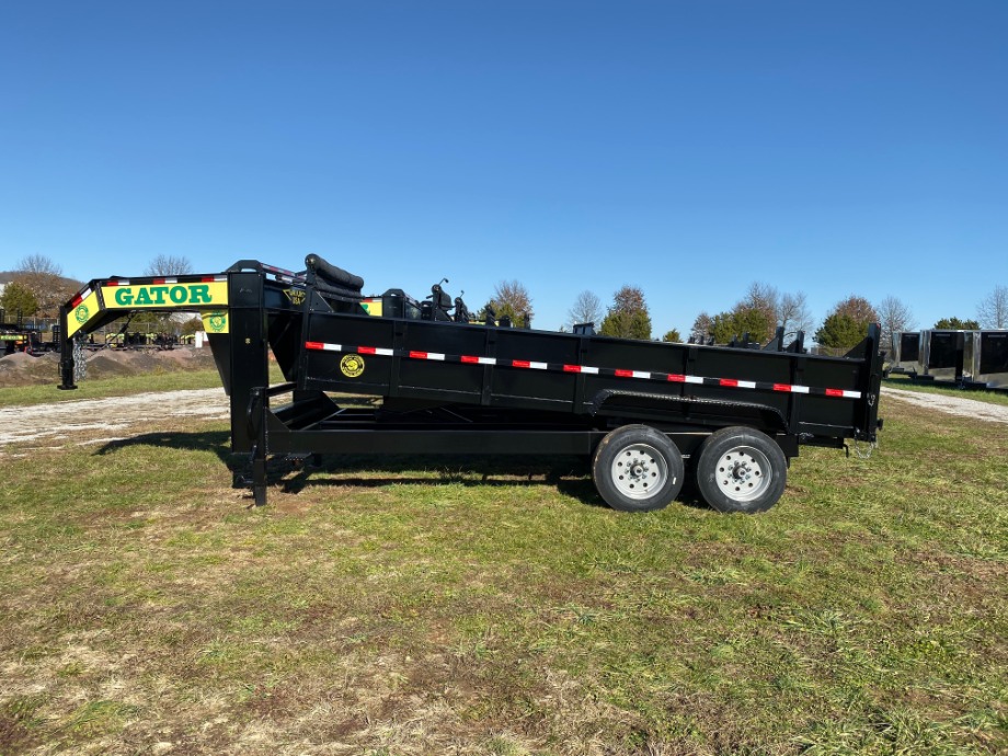 Dump Trailer 14ft 14k Gooseneck By Gator Gatormade Dump Trailers 