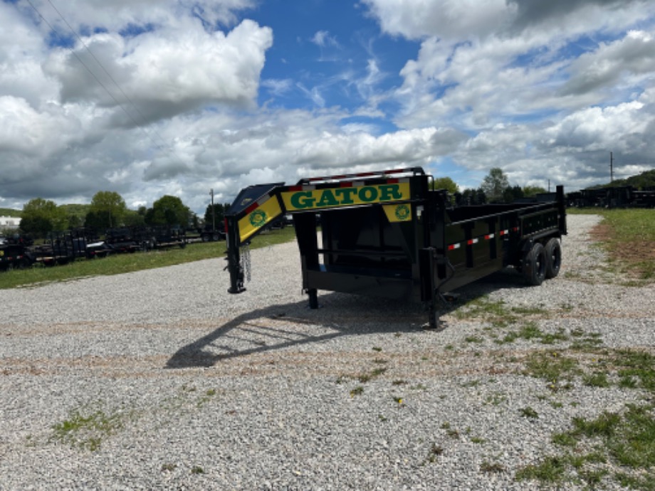 Dump trailer gooseneck  Gatormade Dump Trailers 