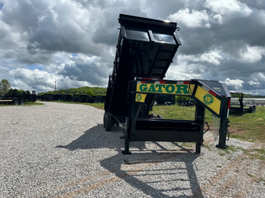 Dump trailer gooseneck  Gatormade Dump Trailers 