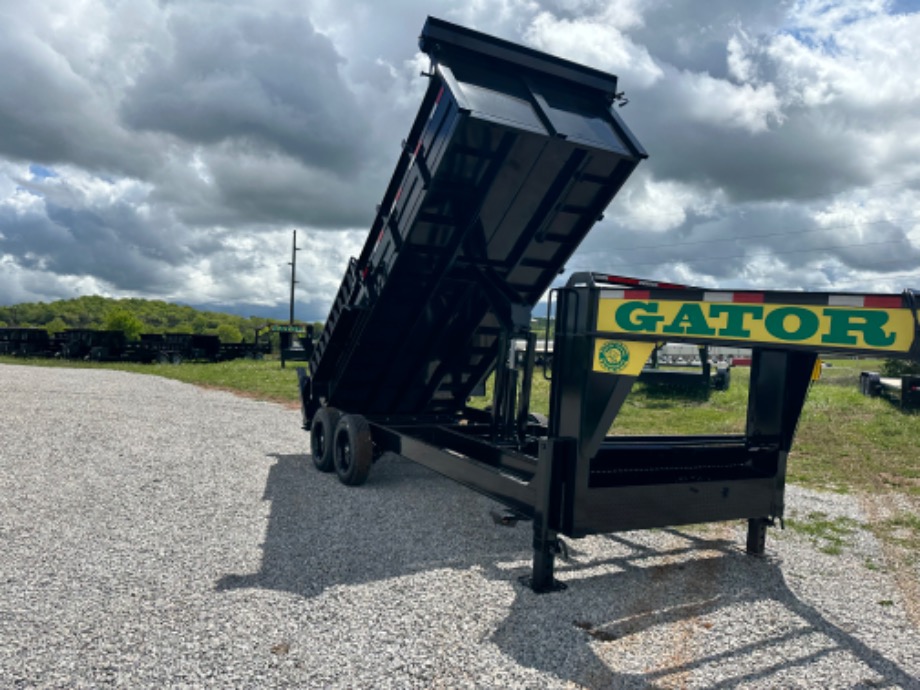 Dump trailer gooseneck  Gatormade Dump Trailers 