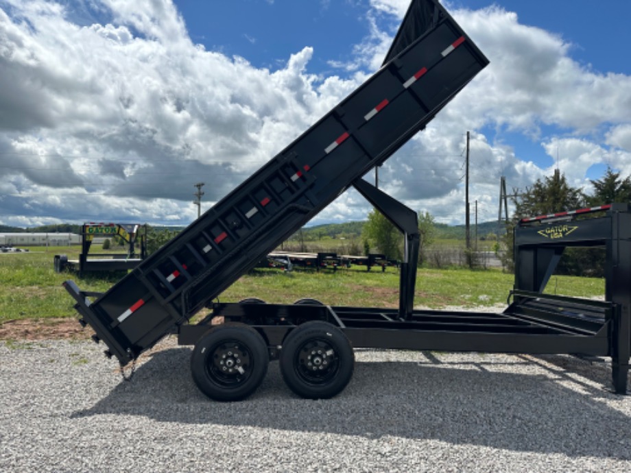 Dump trailer gooseneck  Gatormade Dump Trailers 