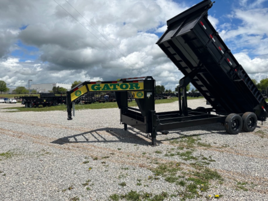 Dump trailer gooseneck  Gatormade Dump Trailers 