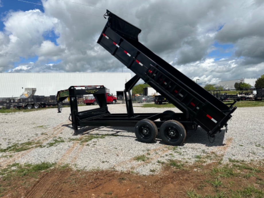 Dump trailer gooseneck  Gatormade Dump Trailers 