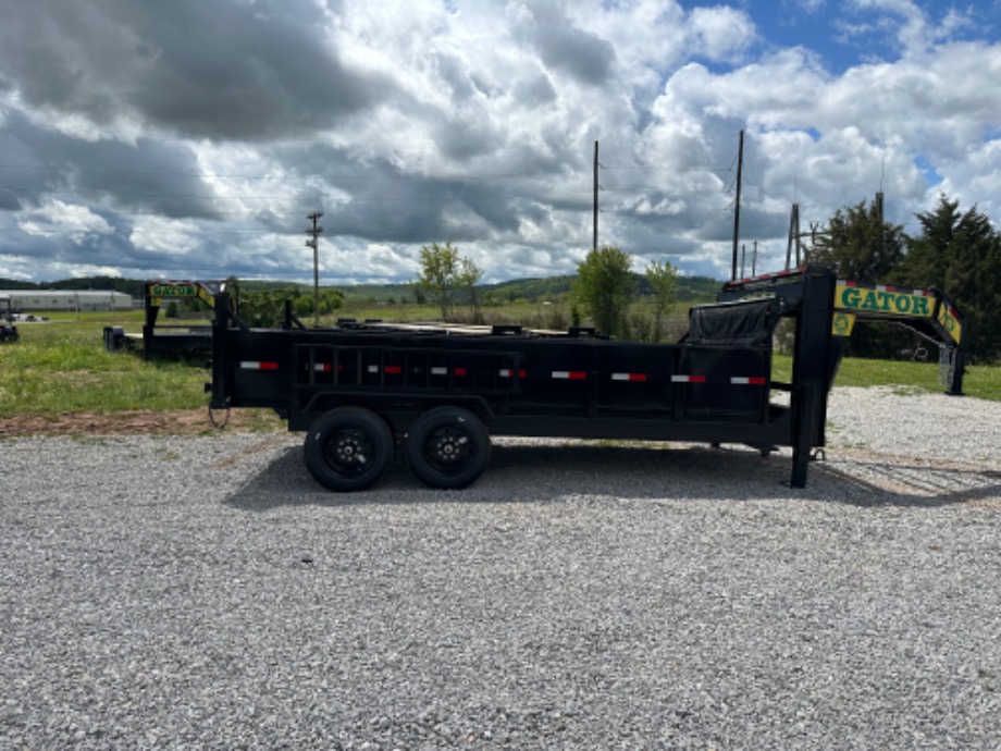 Dump trailer gooseneck  Gatormade Dump Trailers 