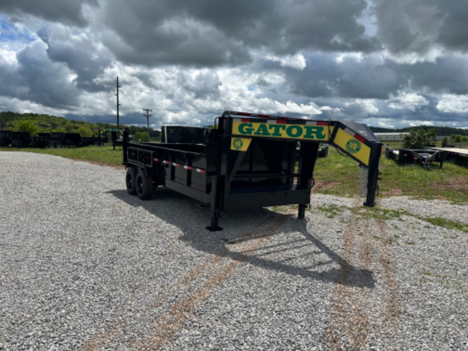 Dump trailer gooseneck  Gatormade Dump Trailers 