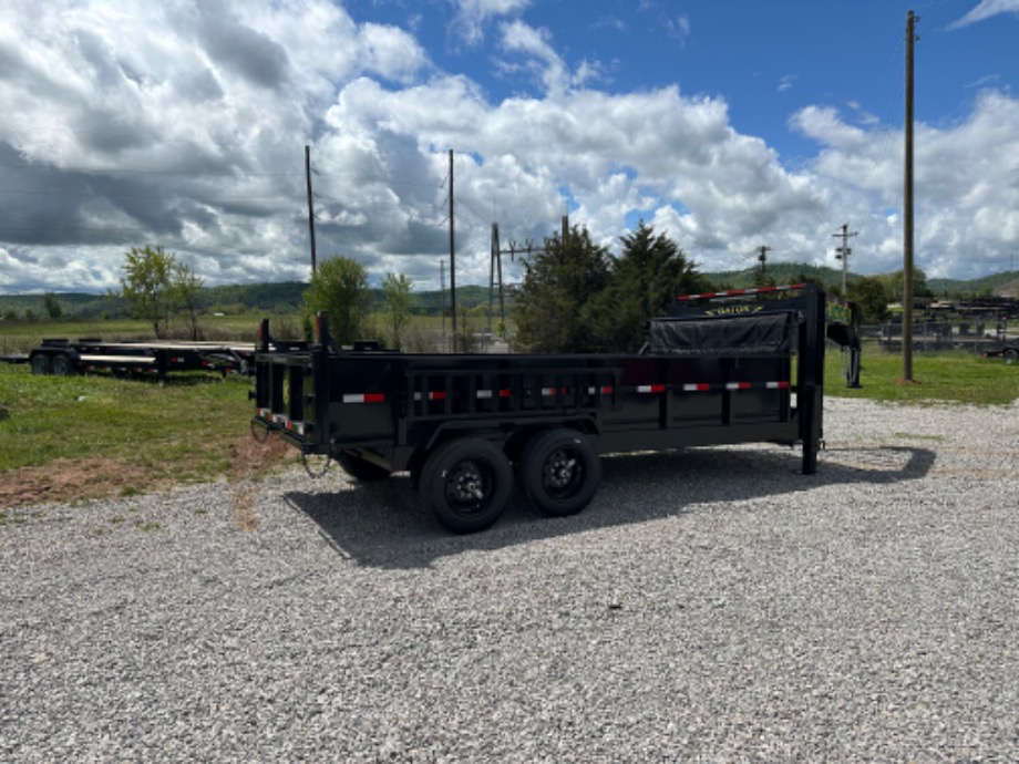 Dump trailer gooseneck  Gatormade Dump Trailers 