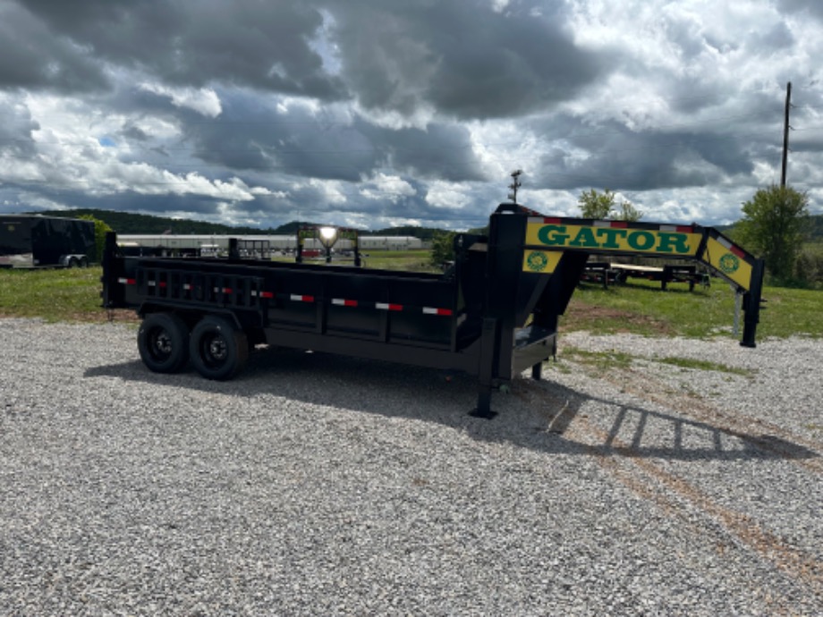 Dump trailer gooseneck  Gatormade Dump Trailers 