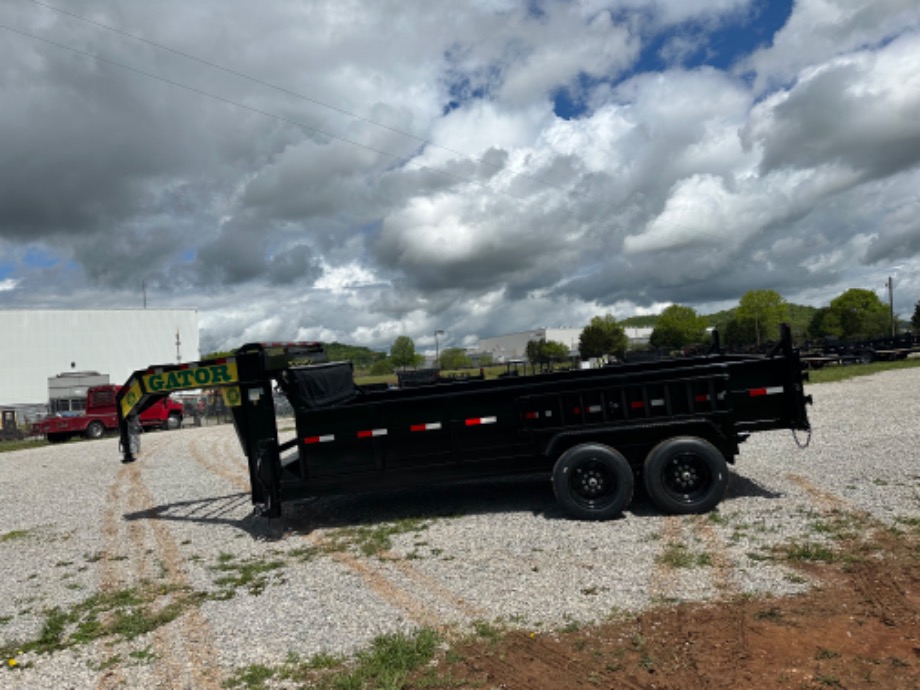 Dump trailer gooseneck  Gatormade Dump Trailers 