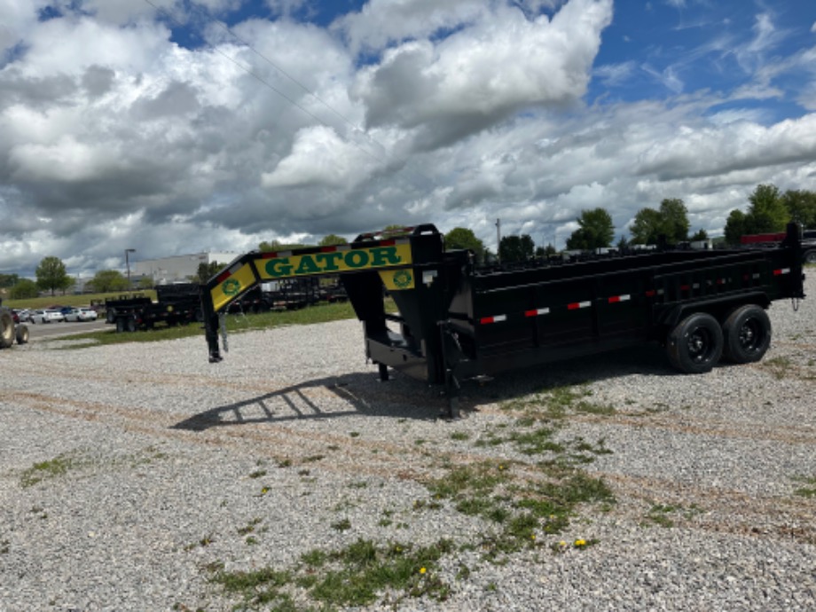 Dump trailer gooseneck  Gatormade Dump Trailers 